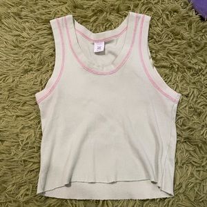 NWOT Rare Pink Outline Light Green Connor Tank